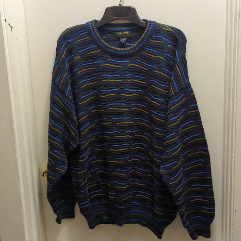 Vintage Alexander Julian 100% cotton sweater